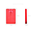 10ml 20ml colorful rectangle shape credit card spray bottle for perfume